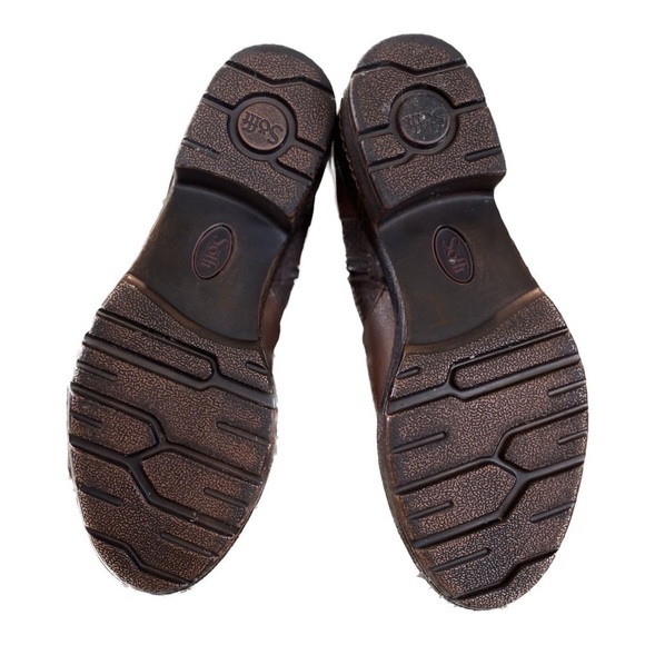 Sofft Aldina Brown Leather Strappy Side Zip Boots Size 7.5 - Picture 7 of 10